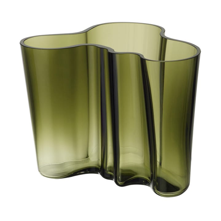 Vase vert mousse Alvar Aalto - 160 mm - Iittala