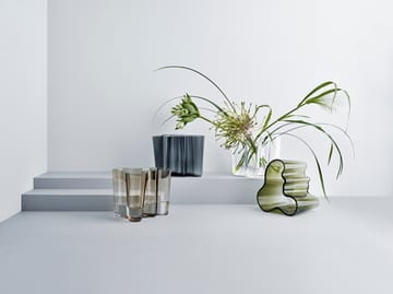 Vase vert mousse Alvar Aalto - 160 mm - Iittala