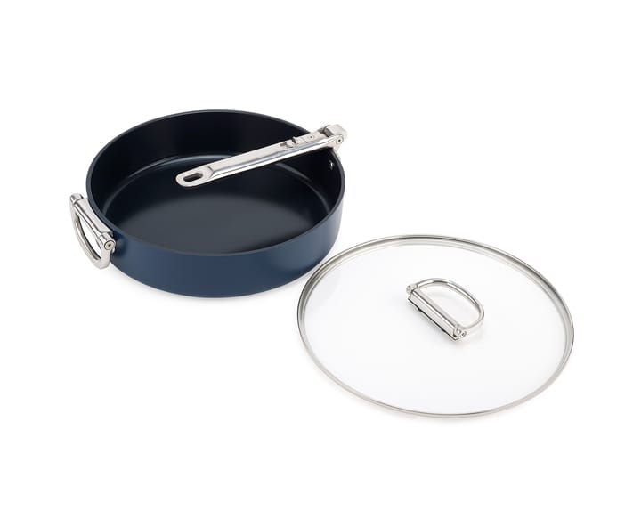 Casserole Space antiadhésive avec couvercle Ø28 cm, Bleu Joseph Joseph