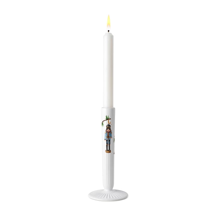 Bougeoir blanc Hammershøi Christmas, 20 cm Kähler