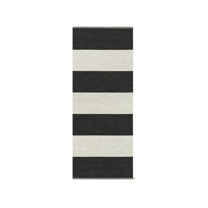 Tapis de couloir Wide Stripe Icon, Midnight black 200x85 cm Kasthall