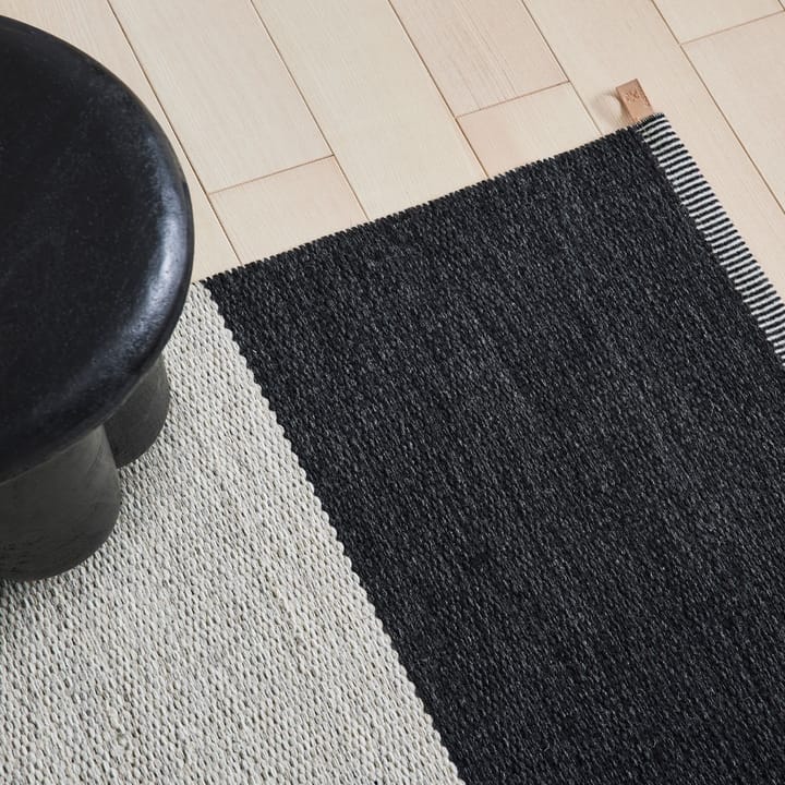 Tapis de couloir Wide Stripe Icon, Midnight black 200x85 cm Kasthall