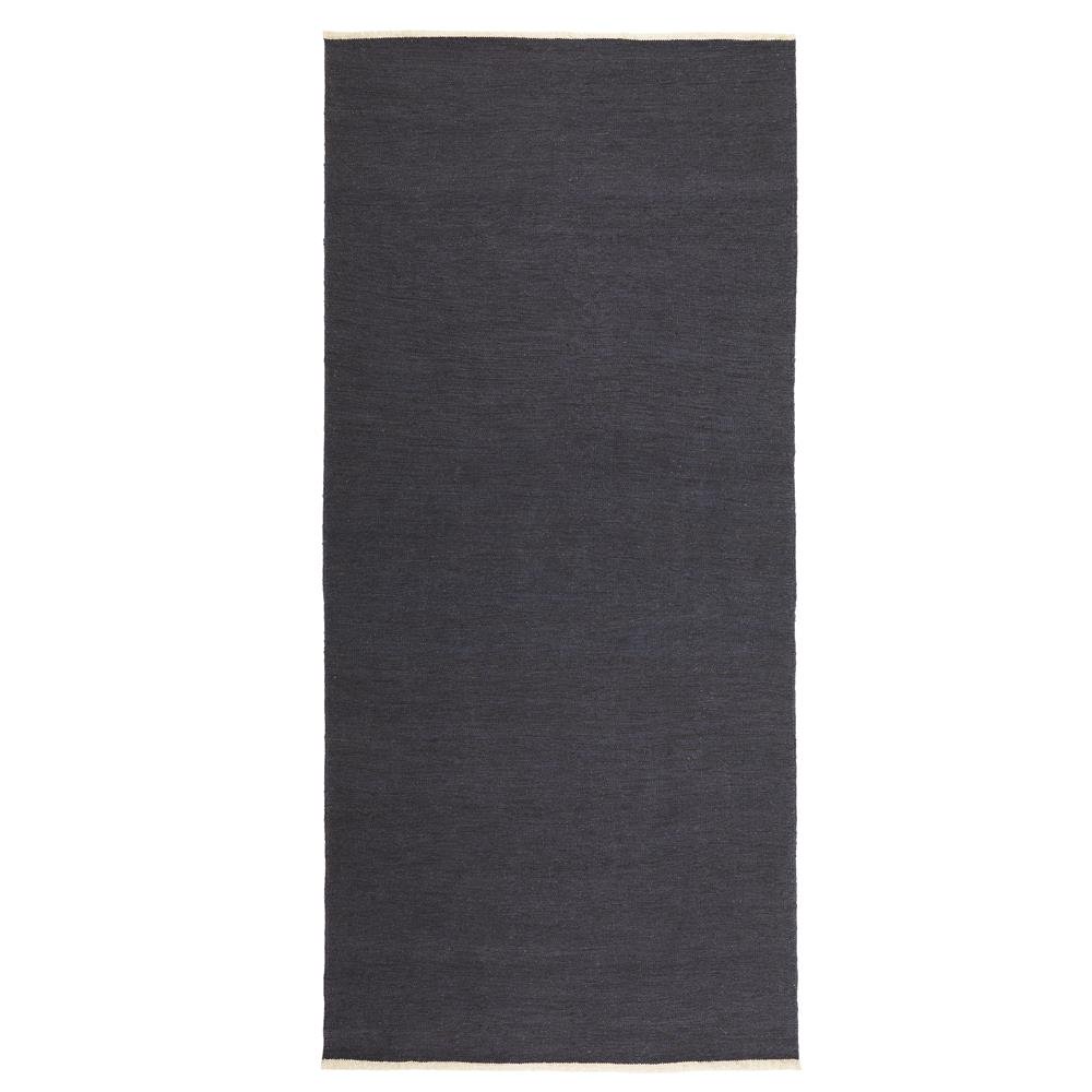 Kateha Tapis de couloir Allium 80 x 250 cm presque noir