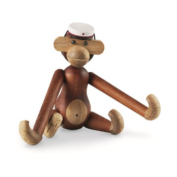 Singe en bois Kay Bojesen avec son chapeau de diplômé rouge - undefined - Kay Bojesen Denmark