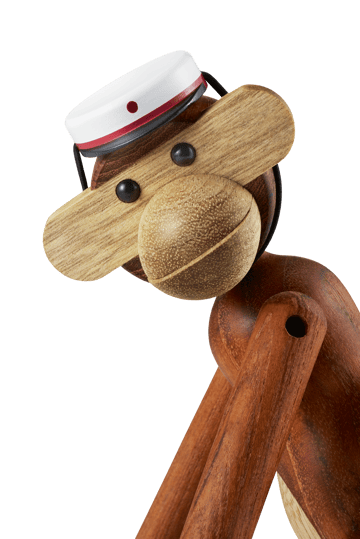 Singe en bois Kay Bojesen avec son chapeau de diplômé rouge - undefined - Kay Bojesen Denmark