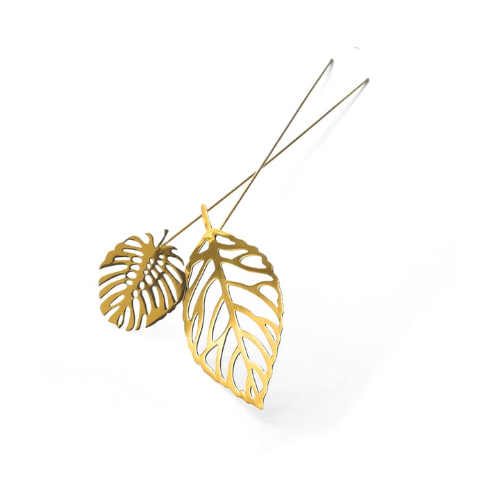 Décoration Brass Leaves, lot de 2 - Wood - KLONG