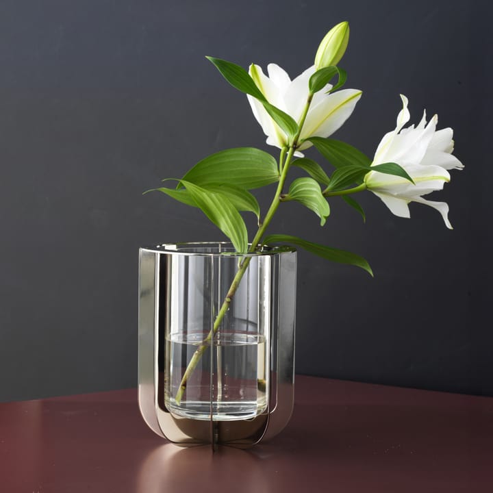 Vase Jazz 20 cm, Argent KLONG