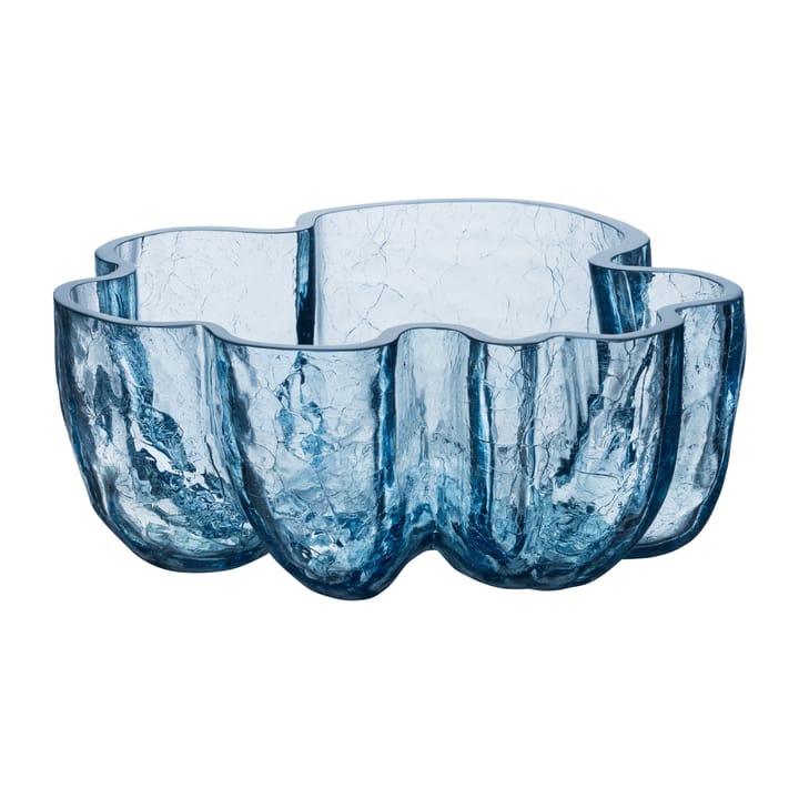 Bol Crackle 10,5 cm - Verre rond (Bleu) - Kosta Boda