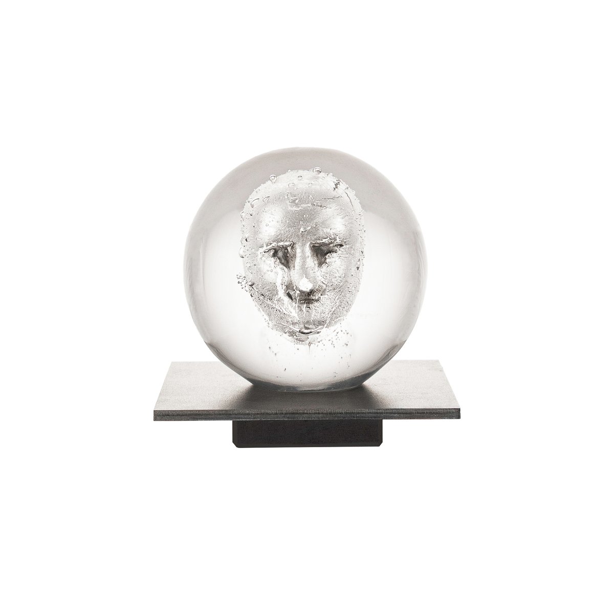 Kosta Boda Sculpture en verre BV Headman Transparent