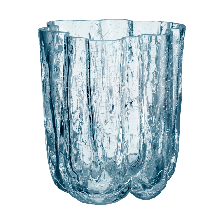 Vase circulaire Crackle 12,1 cm - Transparent - Kosta Boda