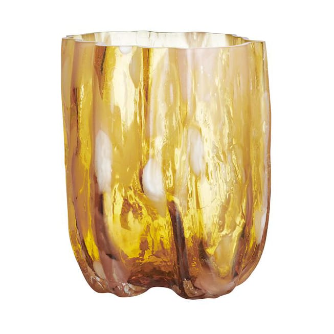 Vase Crackle 27 cm, Flamant-ambre Kosta Boda