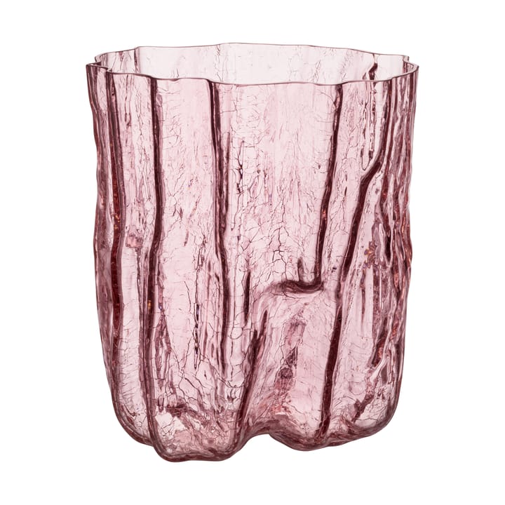 Vase Crackle 27 cm - Rose - Kosta Boda