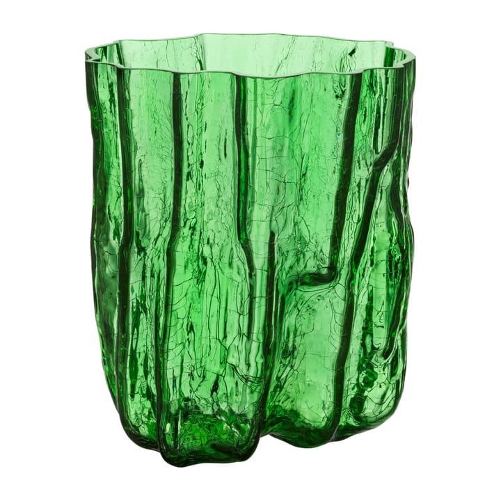 Vase Crackle 27 cm - Vert - Kosta Boda