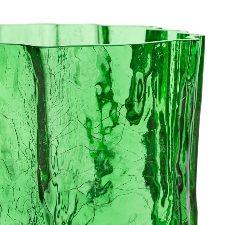 Vase Crackle 27 cm, Vert Kosta Boda