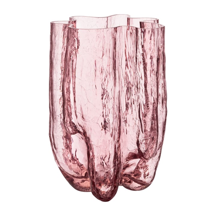 Vase Crackle 37 cm - Rose - Kosta Boda