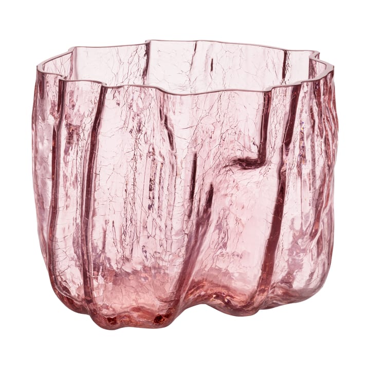 Vase Crackle se 17,5 cm - Rose - Kosta Boda