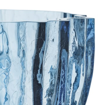 Vase Crackle se 17,5 cm - Verre rond - Kosta Boda