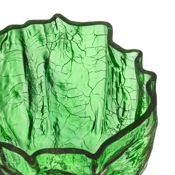 Vase Crackle se 17,5 cm - Vert - Kosta Boda