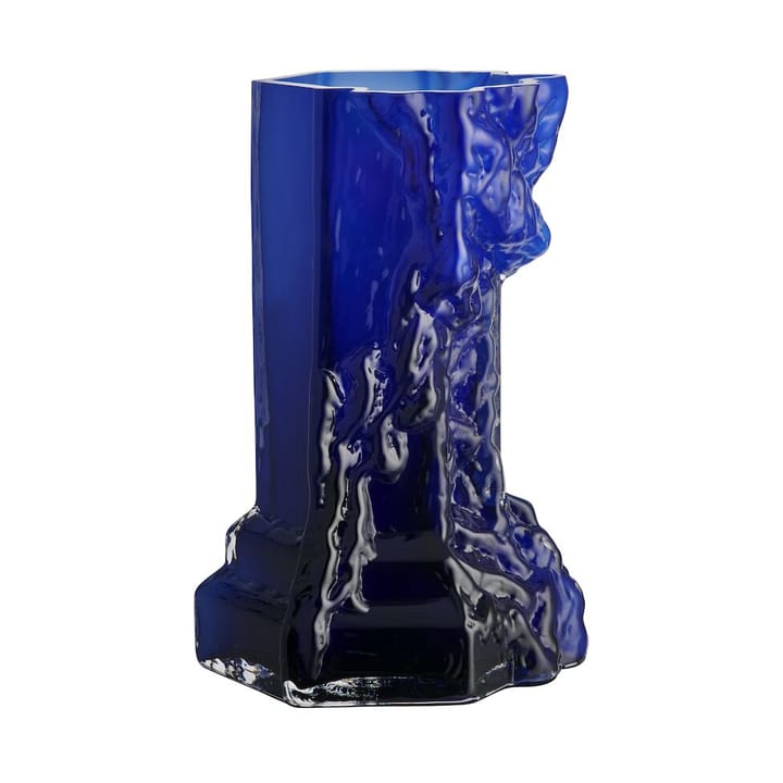 Vase Rocky Baroque 35 cm - Bleu profond - Kosta Boda