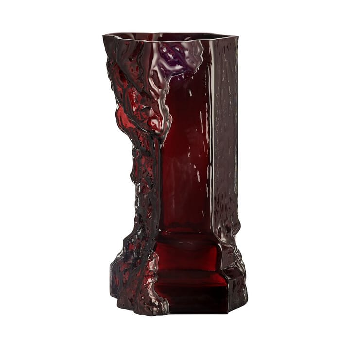 Vase Rocky Baroque 35 cm - Oxblood - Kosta Boda