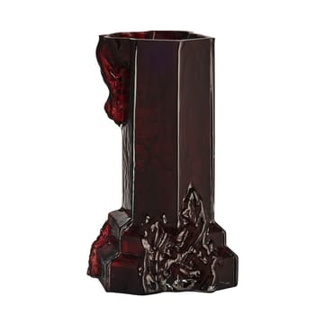 Vase Rocky Baroque 35 cm - Oxblood - Kosta Boda