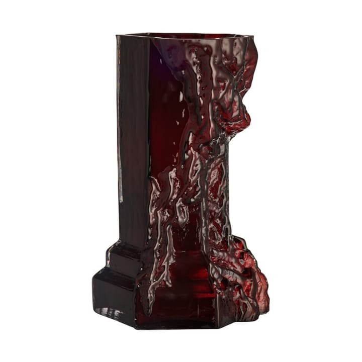 Vase Rocky Baroque 35 cm, Oxblood Kosta Boda