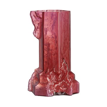 Vase Rocky Baroque 35 cm - Rose vif - Kosta Boda