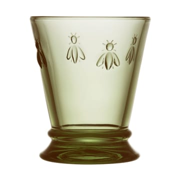 Verres à eau Abeille 26 cl, lot de 6 - Vert olive - La Rochère