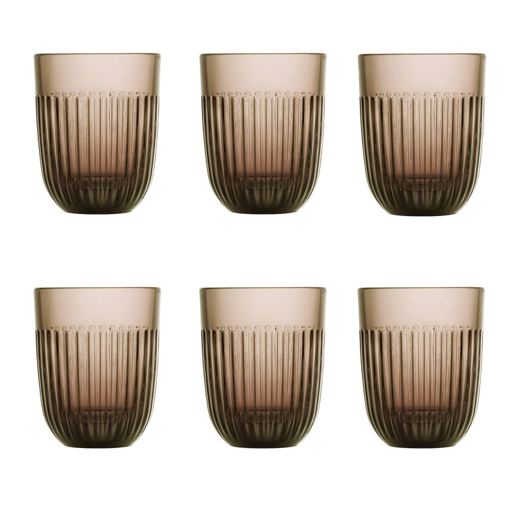 Verres à eau Ouessant 29 cl, lot de 6, Mocca La Rochère