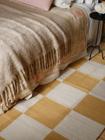 Tapis en laine Chess - Harvest yellow, 180x270 cm - Layered