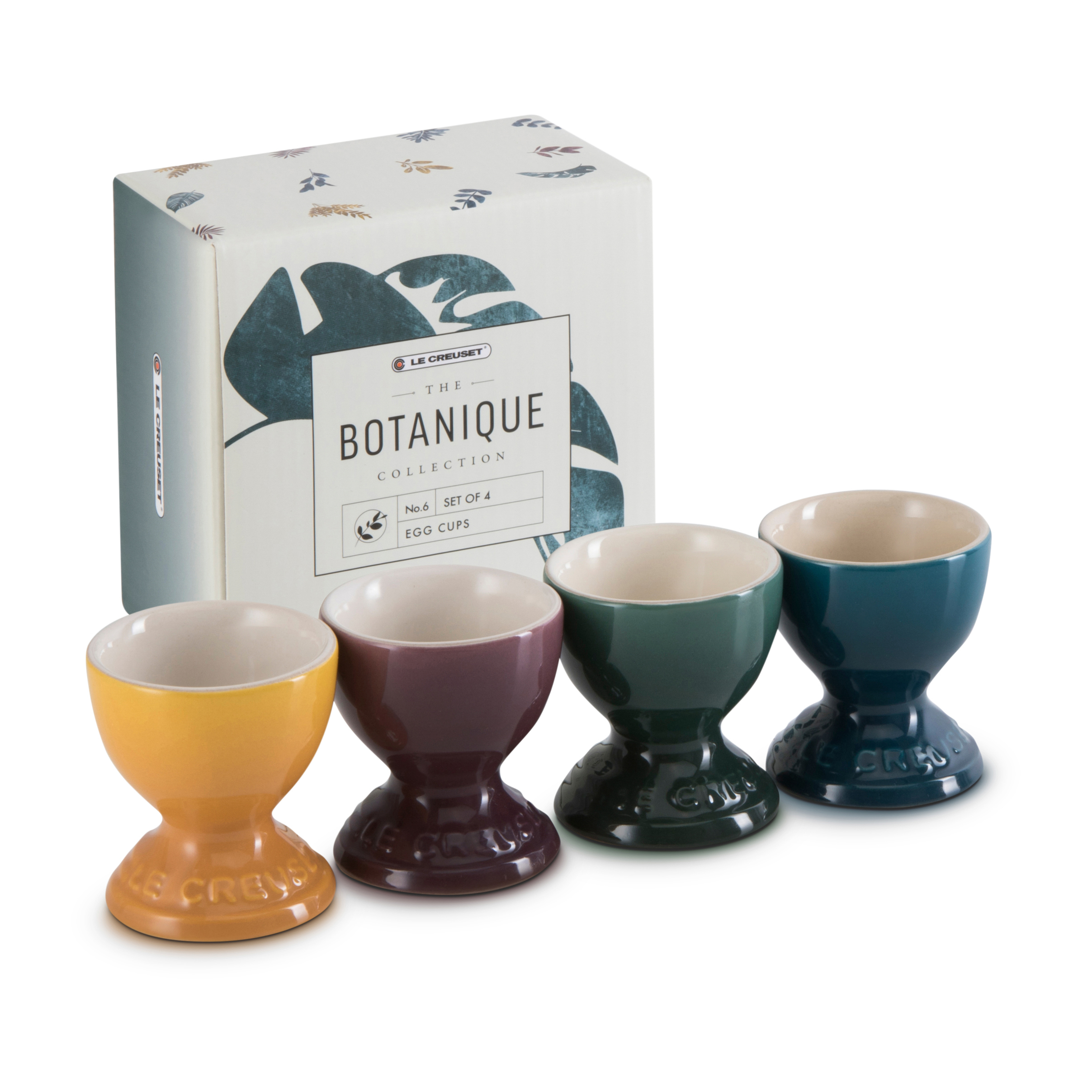 Coquetier Botanique Classic Lot de 4 de Le Creuset - NordicNest.fr