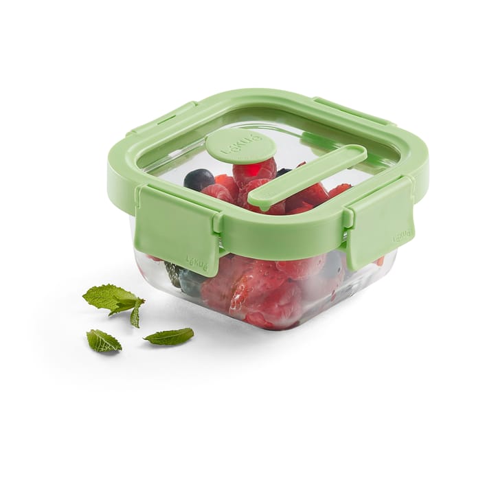 Boîte à lunch carrée en verre Lékué 0,32 L, Vert Lékué