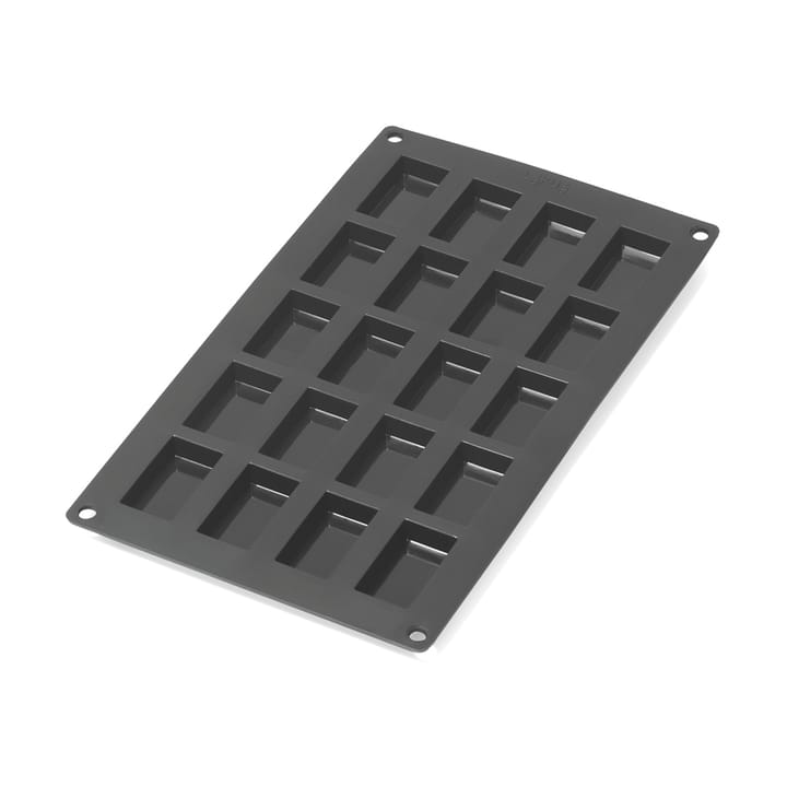 Moule à financiers en silicone Lékué lot de 20 - Noir - Lékué