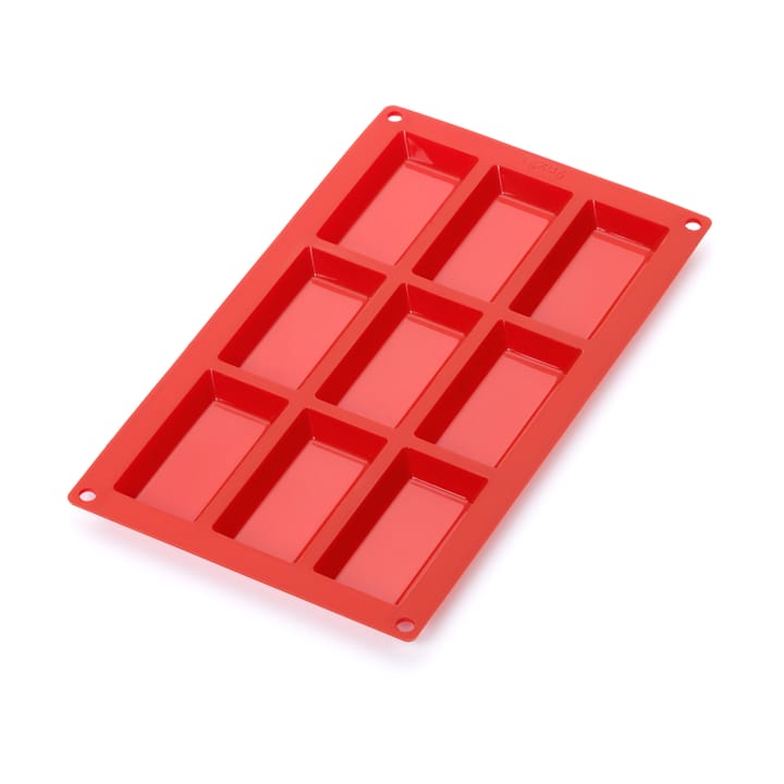 Moule à financiers en silicone Lékué lot de 9 - Rouge - Lékué