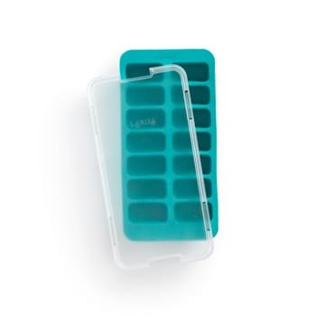 Moule à glaçons rectangulaire avec couvercle Lékué - Turquoise - Lékué