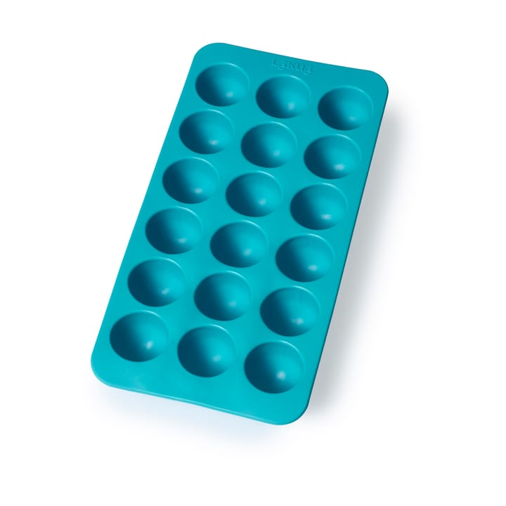 Moule à glaçons rond en silicone avec couvercle Lékué - Turquoise - Lékué