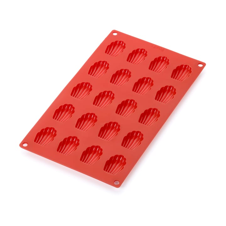 Moule à mini-madeleines en silicone Lékué lot de 20 - Rouge - Lékué