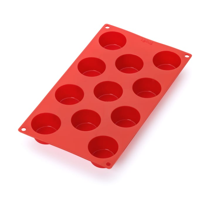 Moule à mini-muffins en silicone Lékué lot de 11 - Rouge - Lékué