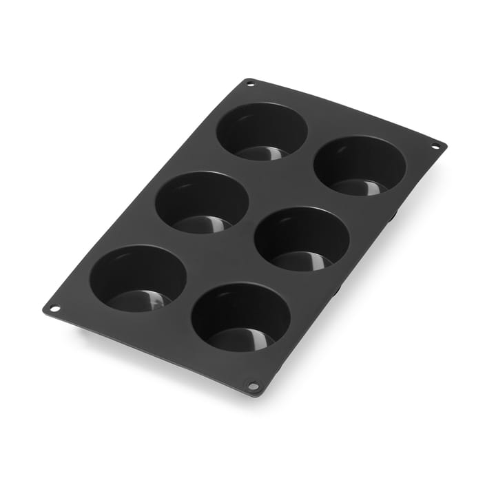 Moule à muffins en silicone Lékué lot de 6 - Noir - Lékué