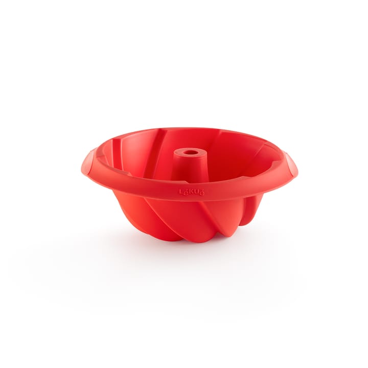 Moule à savarin en spirale en silicone Lékué - Rouge - Lékué