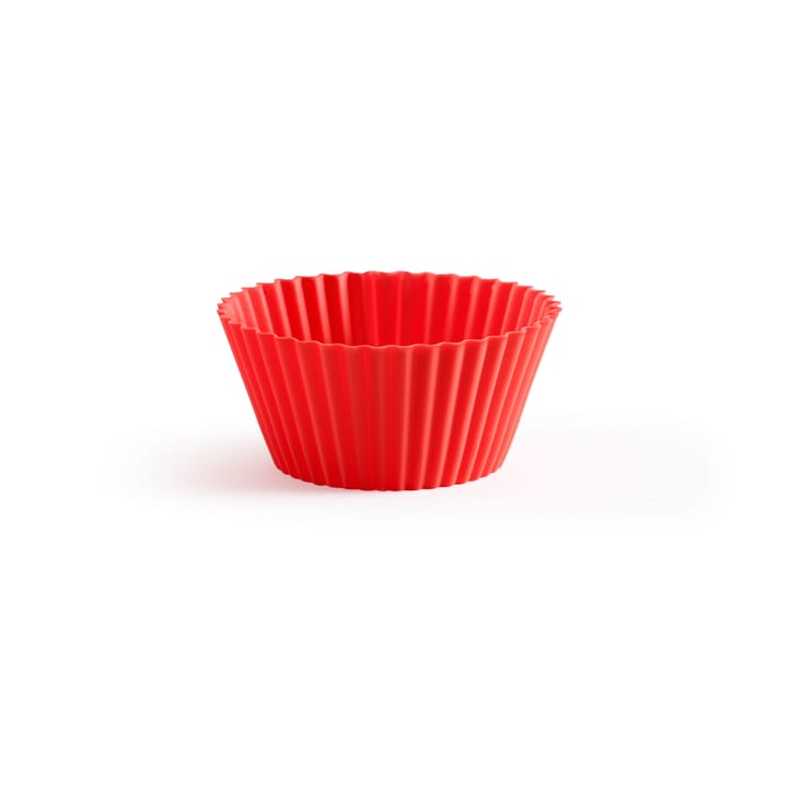 Moules à muffins en silicone Lékué lot de 12 - Rouge - Lékué