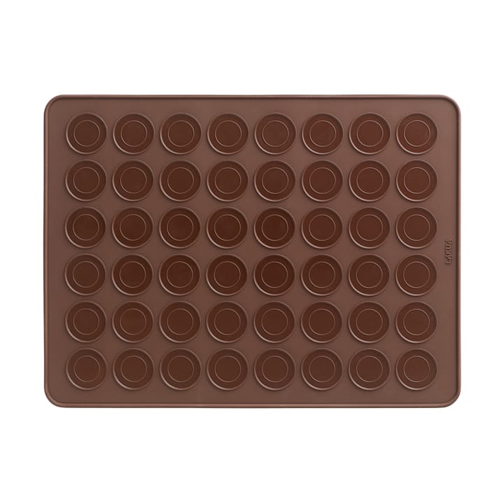 Tapis de cuisson en silicone pour macarons 40 cm Lékué - Marron - Lékué