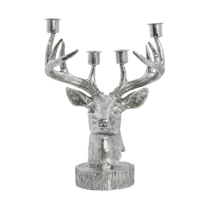 Bougeoir cerf Serafina 31 cm - Argent - Lene Bjerre