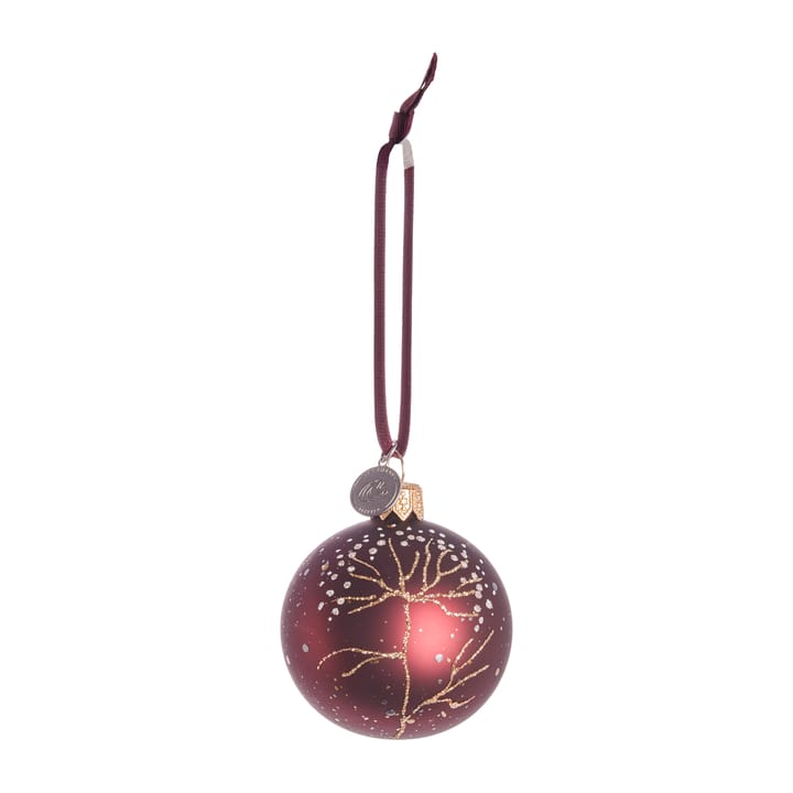 Boule de Noël brindille Cadelia Ø6 cm, pomegranate-light gold Lene Bjerre