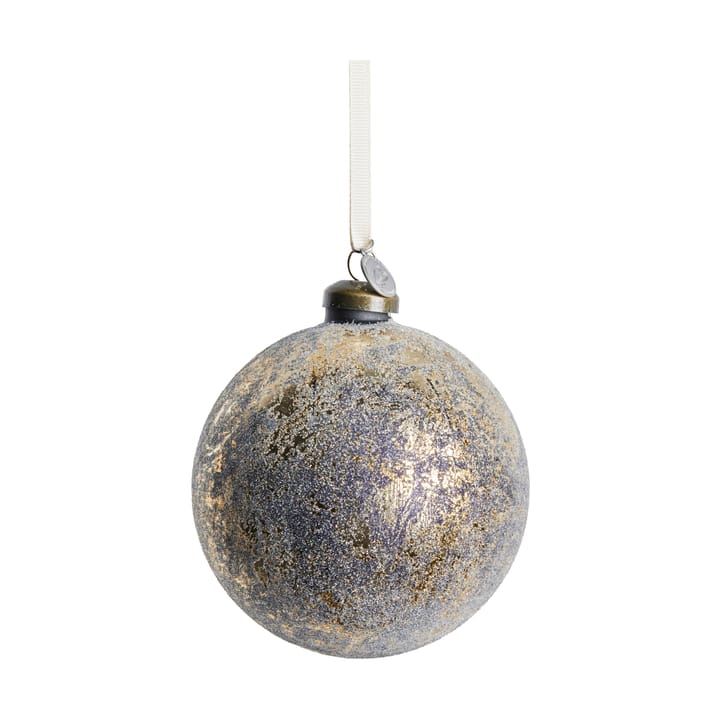 Boule de Noël Clearena Ø10 cm - Bleu foncé-or - Lene Bjerre