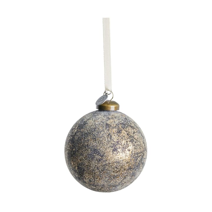 Boule de Noël Clearena Ø8 cm, Bleu foncé-or Lene Bjerre