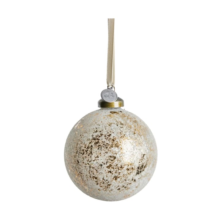 Boule de Noël Clearena Ø8 cm - Off white-gold - Lene Bjerre