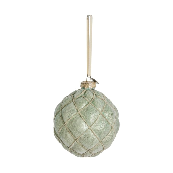 Boule de Noël Norille Ø11 cm, Dusty green, filet Lene Bjerre