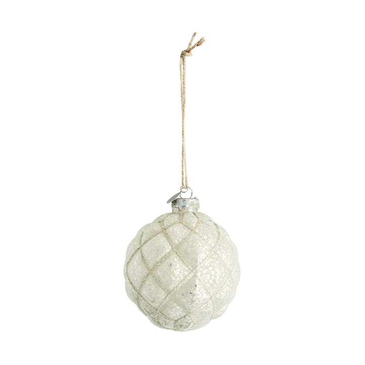 Boule de Noël Norille Ø11 cm - Off white, filet - Lene Bjerre