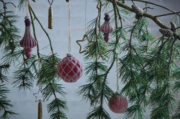 Boule de Noël Norille Ø11 cm - Pomegranate, nervuré - Lene Bjerre